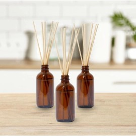 Handmade Reed Diffuser - 4oz Fragrance 12 Fragrances - Long Lasting Home Scent