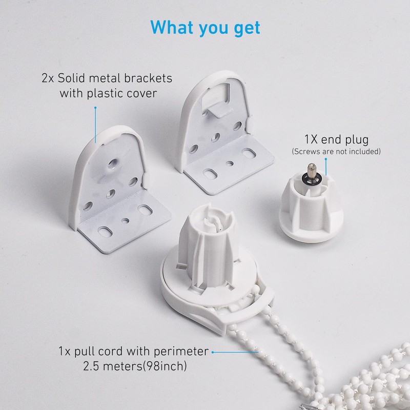 28mm Roller Blind Brackets Upgrade Roller Blind Fittings Spare Kit,
