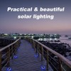 Solar Dock Lights Driveway Deck Lights,VOLISUN 12-Pack Waterproof 1200mAh Wireless