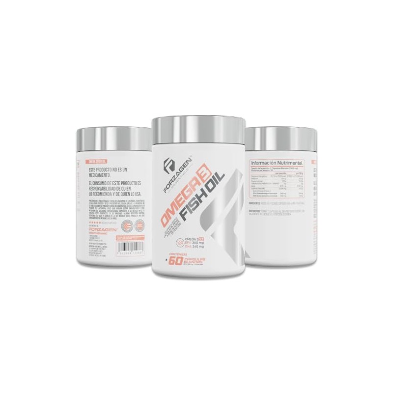 Forzagen | Suplemento Alimenticio Fish Oil | 2 g de