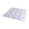 Shepherd Hardware 1/2-Inch Surface Gard Clear Adhesive Vinyl Bumper Pads,-
