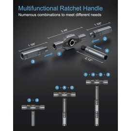 Ankilo 24 in 1 Magnetic Screwdriver Set, DIY Ratchet Screwdriver Set with Rotatable Ratchet Handle, Repair Tool Kit, Small Ratchet Set in Case for Furniture Computer Bicycle