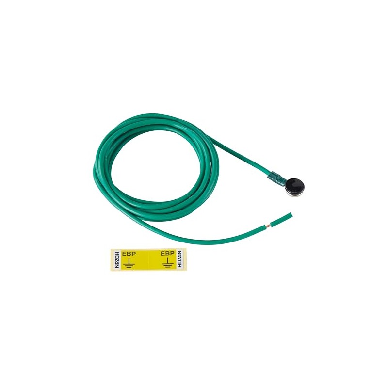 Hozan F-129 Grounding Wire, Hook Type Ground Wire, Enables Secure