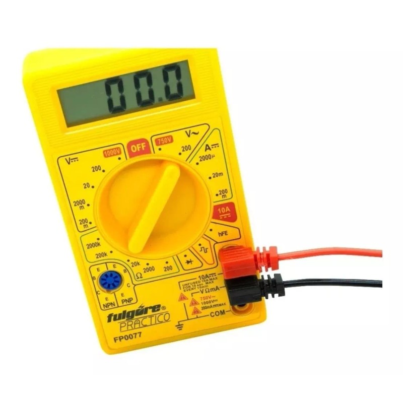 Fulgore Multímetro Digital Fp0077 Fulgore