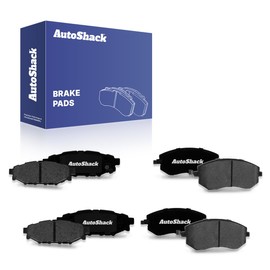 AutoShack Front & Rear Premium Ceramic Brake Pad Set Replacement for 2011-2018 Subaru Forester 2010-2016 Subaru Impreza 2013 Scion FR-S 8-PC