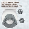 Soft Toilet Seat Cover - Plush, Thick Fabric Toilet Seat