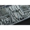200 Piece Compression Springs Assortment Kit,Spring Assortment Set,Zinc Plated Compression