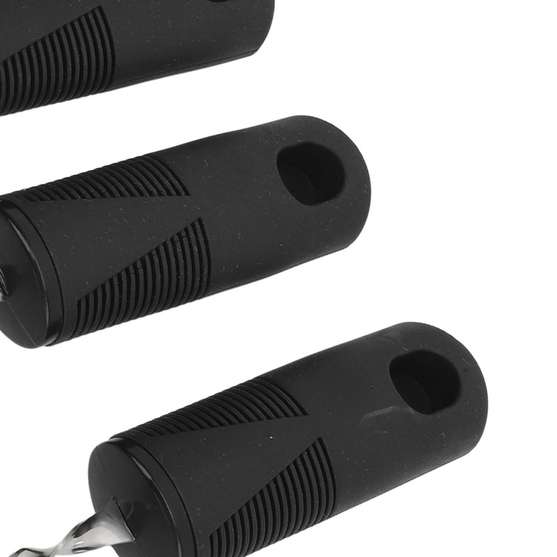 Parkinsons Patients Weighted Silverware, Black Handle Adaptive Utensil for Hand