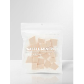 Missha [Missha] Waffle Piece Puff 20P / [미샤] 와플 조각 퍼프 20P