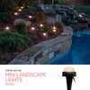UltraPro LED Landscape Lights, Warm White, Large, 6 Pucks, 48ft,