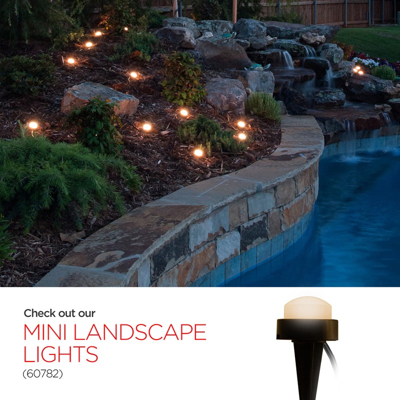 UltraPro LED Landscape Lights, Warm White, Large, 6 Pucks, 48ft,