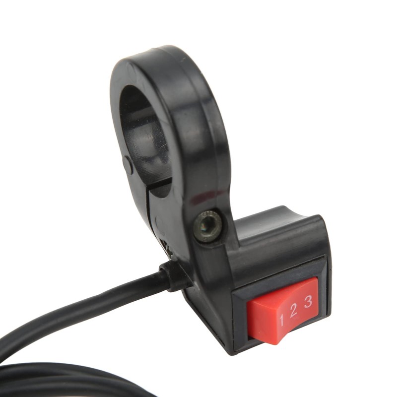 22mm 3 Speed Handlebar Control Switch for Electric Bikes and