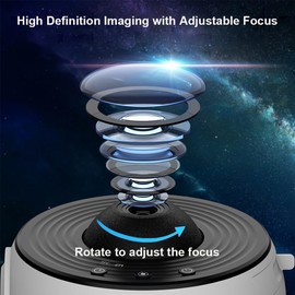 Planetarium Projector, 13 in 1 Star Projector Galaxy Light，LED Space Galaxy Lamp Ceiling Projector Room Decor for Adults Kids (White)