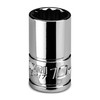 Capri Tools 10 mm Shallow Socket, 1/4 in. Drive, 12-point,