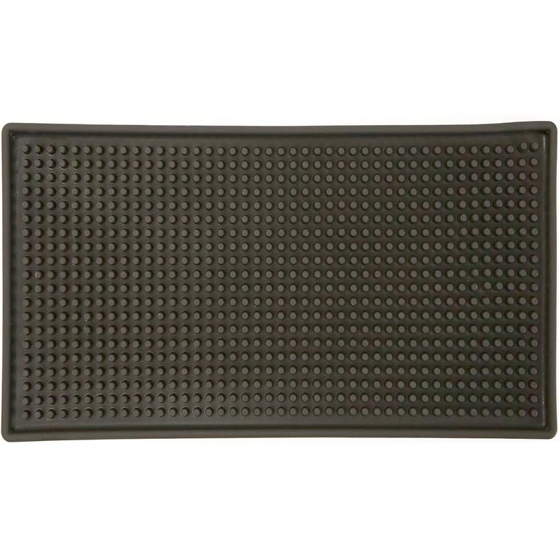 Xibany Bar Mat 6" x 12" PVC Small Black, Essentials