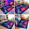Boys Gaming Rug for Boys Bedroom,3D Printed Gamepad Kids Gaming