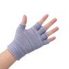 USB Heated Gloves Mitten Men Women Winter Knitted Fingerless Hand