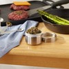 RSVP International Endurance Collection Small Stackable Metal Tins with Clear