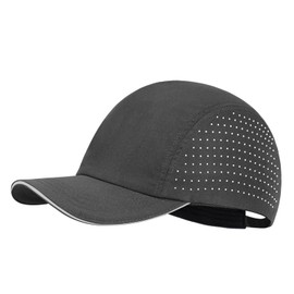 Oversize XXL Running Caps Quick Dry Baseball Caps Cooling Breathable Mesh Hats for Big Heads, Men Dry Fit Hats for Workouts Dark Gray
