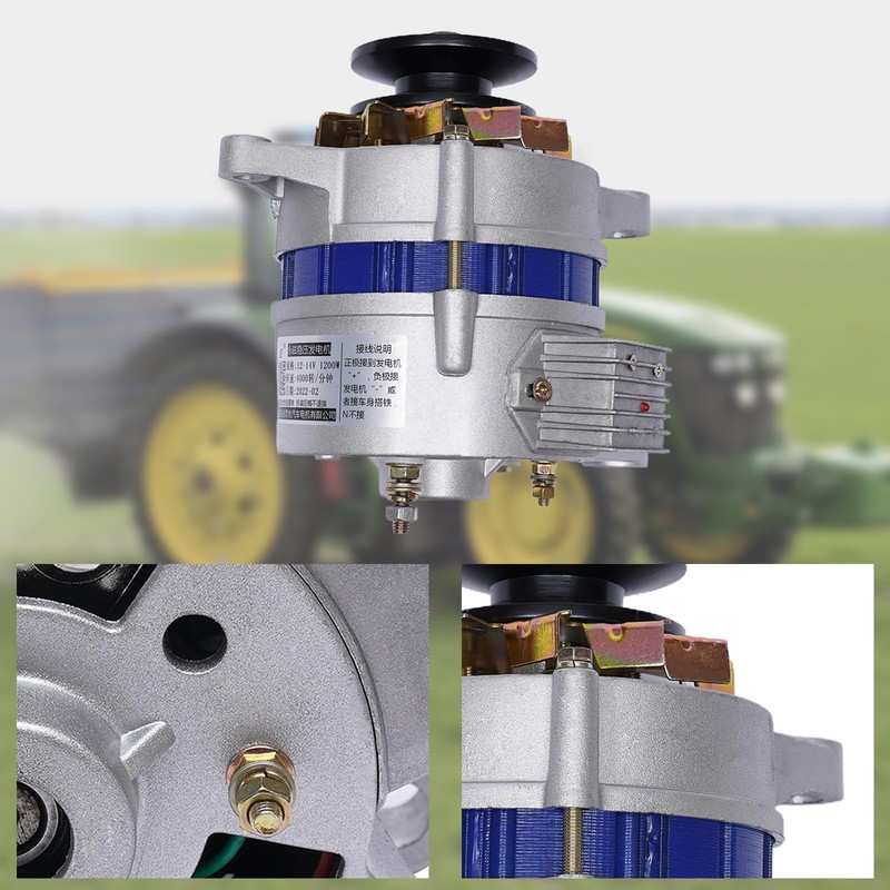Permanent Magnet Alternator, 1200W 12V Synchronous Generator Low Rpm, Low