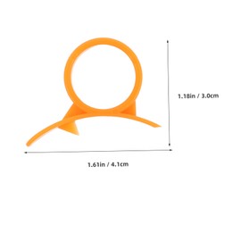 STOBAZA 16Pcs Multifunctional Citrus Peeler Effortless Orange Peeling Tool Compact Plastic Design for Pomegranates Lemons Citrus Safe Reliable Kitchen Gadget