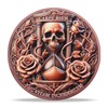RYUKENLM Memento Mori Coin 3D Skull Challenge Coins Stoic Reminder