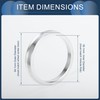 INFINAUTO Hub Centric Rings, 56.1mm ID to 64.1mm OD Vehicle