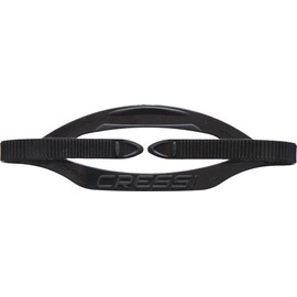 Cressi Unisex's Replacement Strap for Mask, Black, 17 mm
