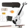 MA 16-Inch Solid Wood Viola in White Finish - Handcrafted