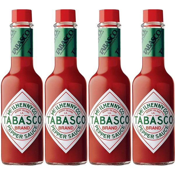 Tabasco Original Flavor Pepper Sauce 2 oz (Pack of 4)