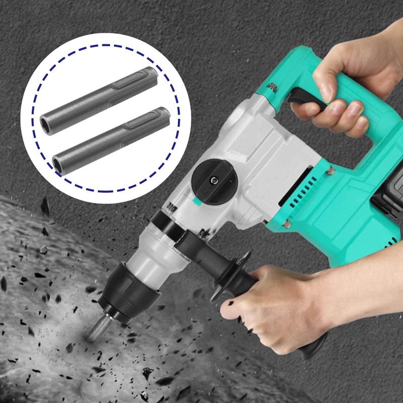YINETTECH 2pcs SDS to 1/4 Inch Hex Shank Drill Bit