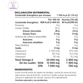 Aceite Higado Bacalao Lysi Jr Para Niños Omega 3 240ml
