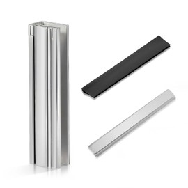3" Shower Door Magnet Latch Replacement (with Metal Strike and Magnet),for 1/8“, 5/32”, 3/16“, and 1/4” Thick Swing Glass Shower Doors Handles