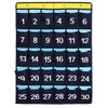 ANIZER Numbered Pocket Chart Over Door Hanging Classroom Organizer for