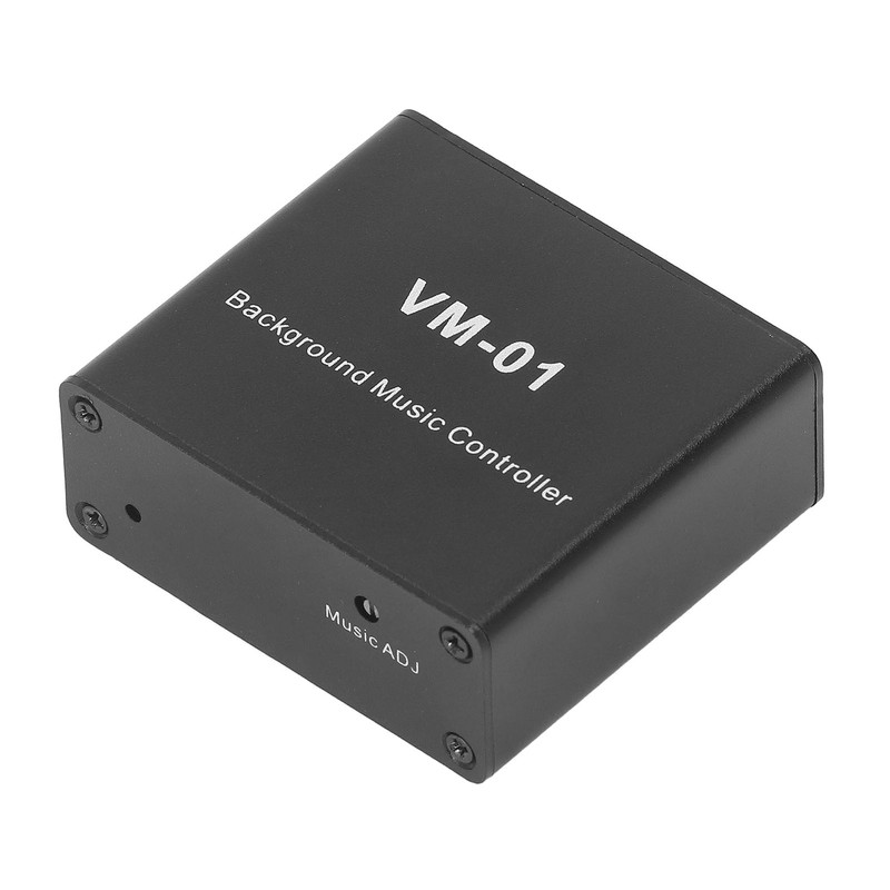 Background Music Controller Black Excellent Compatibility Miniature Size Music Switcher