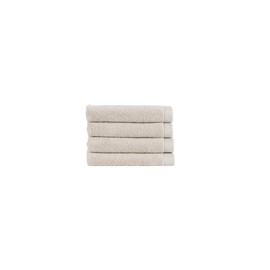 Christy Luxe 4 Piece Towel Set | French Gray | Luxe Heavyweight 100% Turkish Cotton | Ultra Soft | Super Absorbent | 730GSM | 4 Face Cloths