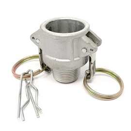 Gloxco Aluminum Type B Cam and Groove Fitting, 3/4" Female Camlock x 3/4" Male NPT (CAM-07-B-AL)