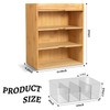 TIMIEEYA Tea Bag Organizer - Bamboo Tea Storage With Drawer