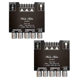 2PCS ZK-MT21 50W+50W+100W 12V-24V AUX Input Audio Power Amplifier