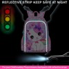 gxtvo 3PCS Girls Cat Backpack, 16" Kids Bookbag with Lunch