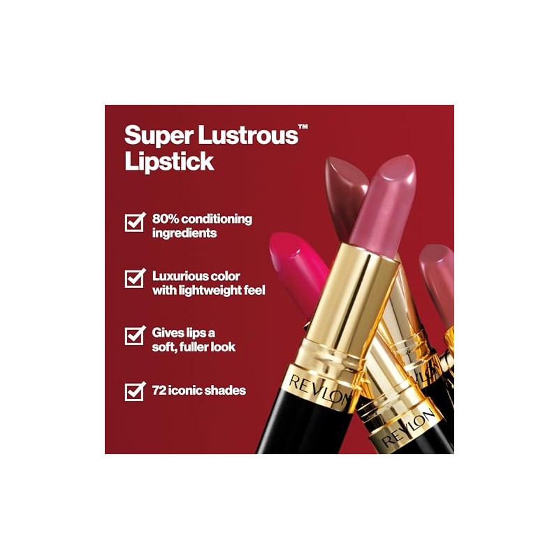 Super Lustrous Lipstick tono Rose Velvet