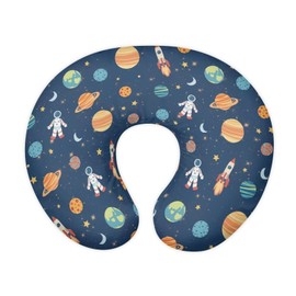 Mintulipy Cartoon Spaceman Nursing Pillow Cover with Hidden Zipper Soft & Breathable & Skin Friendly for Moms/Baby Stretchy Nursing Pillow Cover