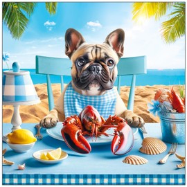 Fishwisdom 500 Pieces Animal Jigsaw Puzzles for Adults and Teens and Kids Family Happy Toys Dog & Lobster