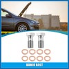 A ABSOPRO 2 pieces thread turbo brake line banjo single