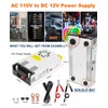 EAGWELL 110V to 12V Converter, Universal SMPS AC to DC