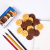30 Pcs Cookie Food Erasers for Kids Girls, 3D Mini