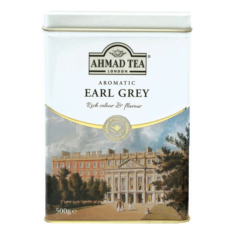 Earl Grey Ahmad Tea Negro Bergamota 500g