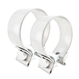 RCCT 57 mm Exhaust Clamp for Vehicles, Universal Exhaust Clamps Muffler Clamp (57 mm (2.25 Inches)