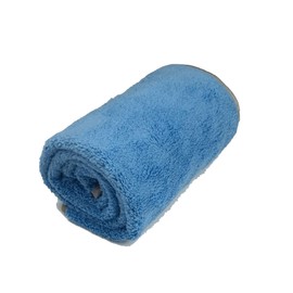 Microfiber Plush Car Drying Towel Cleaning Towels Super Absorbent Auto Detailing Towel (40 x 60 cm, Light Blue)