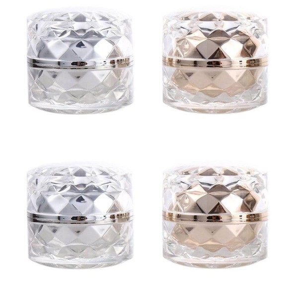 Cosmetic Empty Jar 4PCS Plastic Eye Cream Bottles 5g Mini